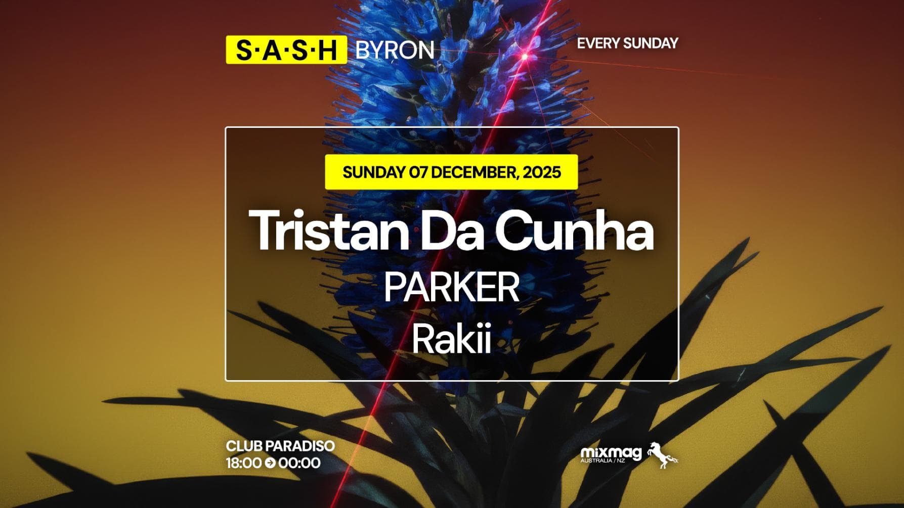 ★ S.A.S.H Byron ★ Tristan Da Cunha ★ Sunday 7th December ★