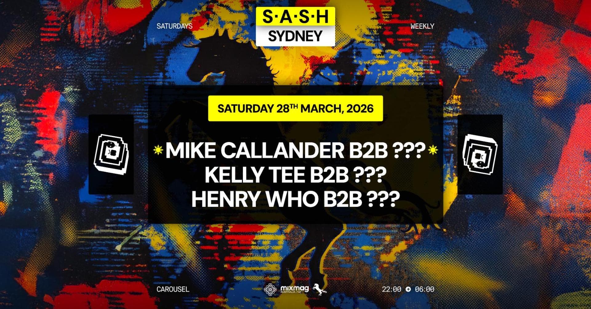 ★ S.A.S.H Sydney x Revolver ★ Saturday 28th March ★