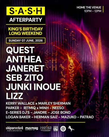 S.A.S.H in the Street After Party King's Birthday Long Weekend